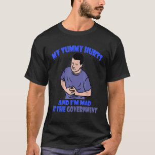 Camiseta Meu múmia dói e estou brava no Governo 7