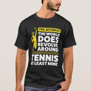 Camiseta Meu mundo gira em torno de Tênis Tênis