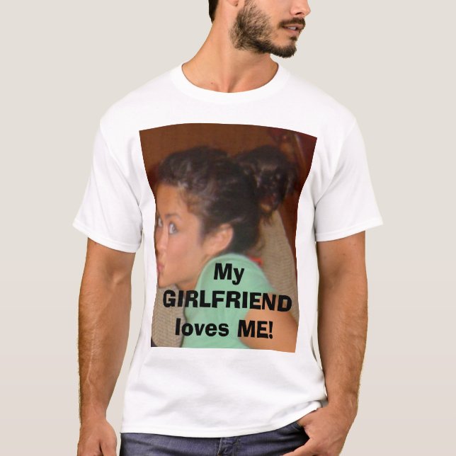 Camiseta Meu NAMORADA ama-me! (Frente)