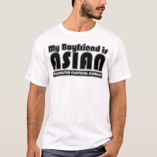 Camiseta meu namorado é asiático