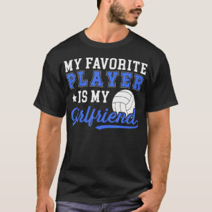 Camiseta Meu Namorado Jogador de Volei Favorito Volei