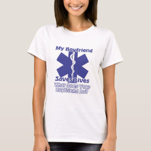 Camiseta Meu namorado salvar vidas