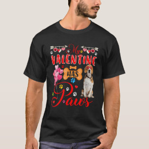 Camiseta Meu Namorados Tem Palhetas Cute Beagle Óculos Sola
