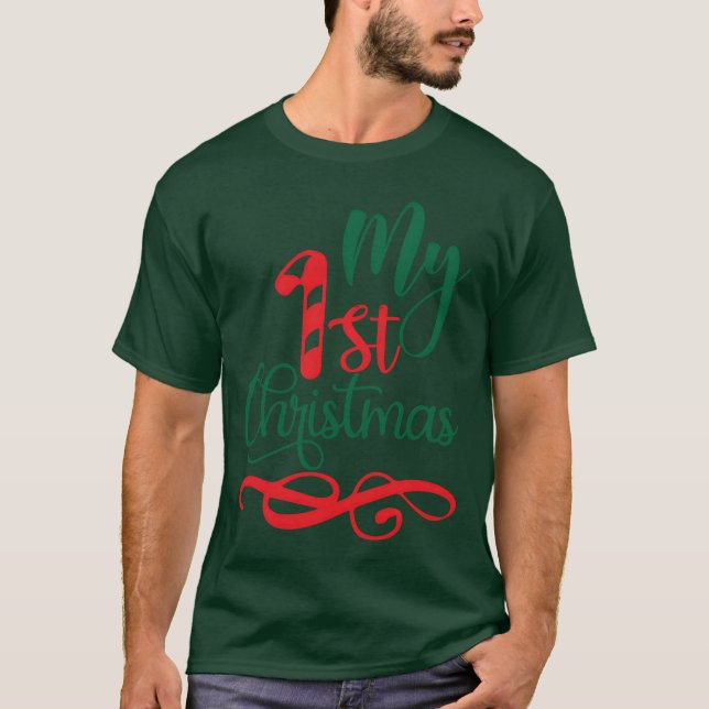 Camiseta Meu Natal de 1rua engraçado (Frente)