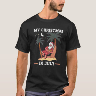 Camiseta Meu Natal Em Julho Por Papais noeis Noturnos Na Ha