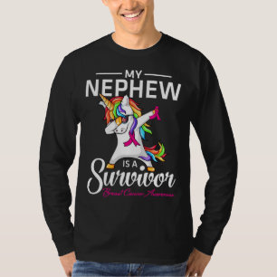 Camiseta Meu NEPHEW É Um Cancer De Sobrevivência Conhecido