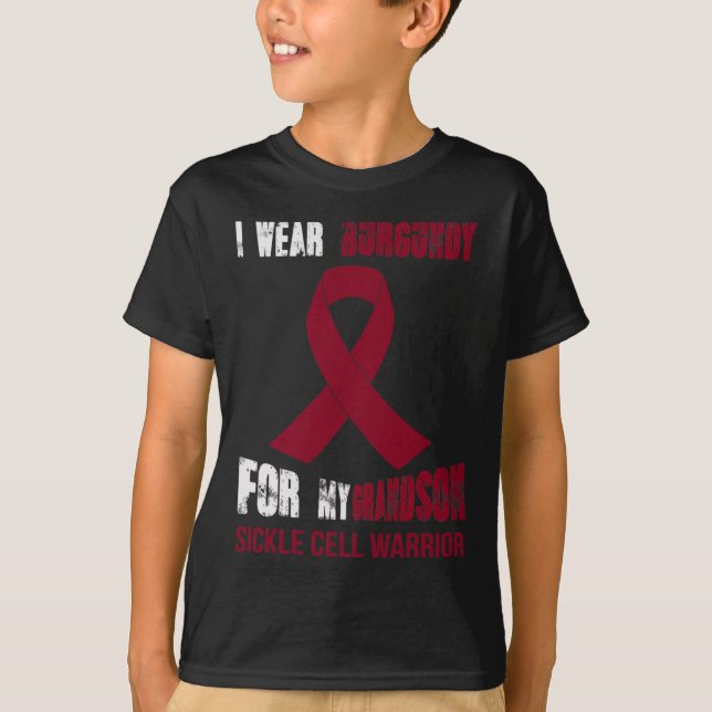 CAMISETA MEU NETO - MEU GUERREIRO DA CÉLULA FALCIFORME  (Frente)