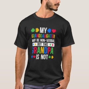 Camiseta Meu Neto Orgulhoso Autismo Vovô Guerreiro Autismo