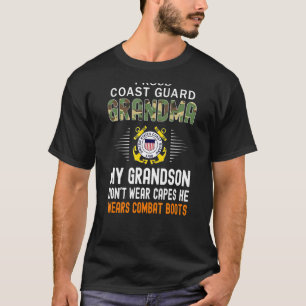 Camiseta Meu neto Veste Combate Boots Orgulhosos Guarda G