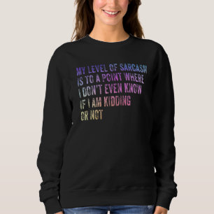 Camiseta Meu nível de sarcasmo é para um ponto que nem sei