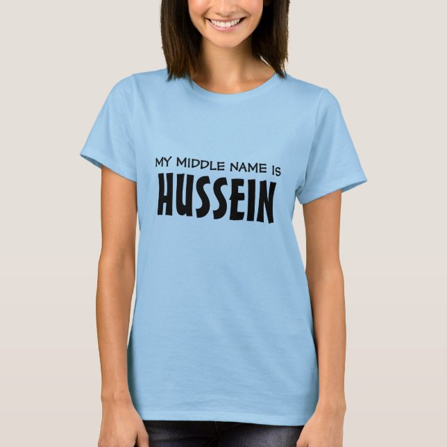 CAMISETA MEU NOME DO MEIO É HUSSEIN (Frente)
