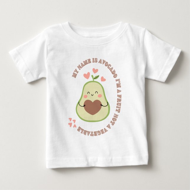 Camiseta Meu nome é Avocado (Frente)