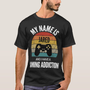 Camiseta Meu Nome É Jared E Eu Tenho Uma Adição De Jogos