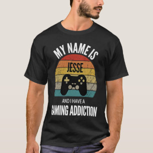 Camiseta Meu Nome É Jesse E Eu Tenho Uma Adição De Jogos