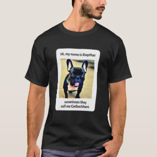 Camiseta Meu Nome É Parado Engraçado Cachorro De Buldogue H