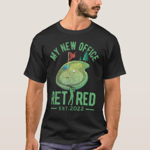 Camiseta Meu Novo Curso de Golfe do Escritório Aposentou 20
