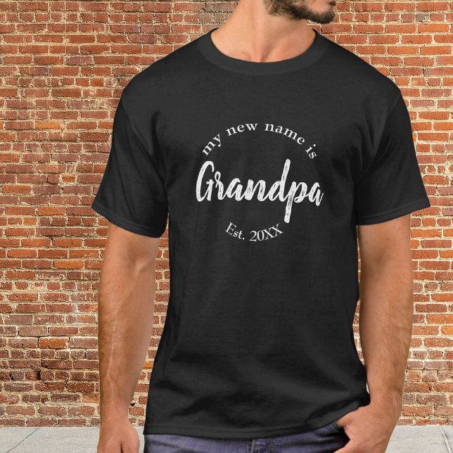 Camiseta Meu Novo Nome É Avô Est (Criador carregado)