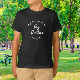 Camiseta Meu Novo Nome É Irmão Mais Velho