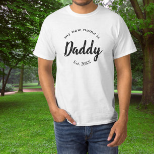 Camiseta Meu novo nome é Pai Novo papai Escoteiro
