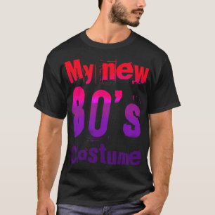 Camiseta Meu Novo Traje dos Anos 80 Design Engraçado