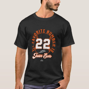 Camiseta Meu Número Favorito é 22 Juan Soto Beisebol de Nov