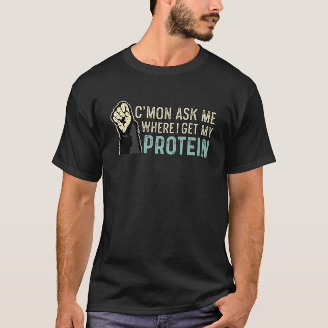 Camiseta Meu Nutricionista de Proteínas (Frente)