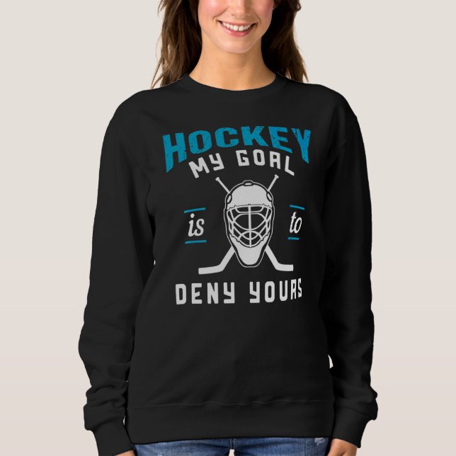 Camiseta Meu Objetivo É Negar Seu Hóquei (Frente)