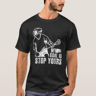 Camiseta Meu Objetivo É Parar Seu Lacrosse