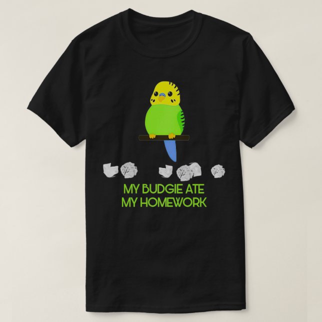 Camiseta Meu Orçamento Comeu Minha Casa Engraçado Orçamento (Frente do Design)