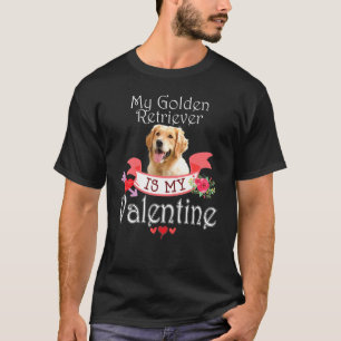 Camiseta Meu Ouro Cachorro De Retriever É Meu Namorados Fel
