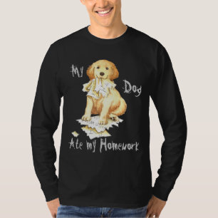 Camiseta Meu ouro comeu meus trabalhos de casa