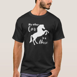 Camiseta Meu Outro Carro é um Cavalo para amantes de cavalo