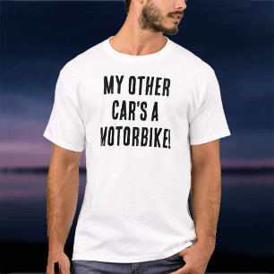 Camiseta Meu outro carro é uma moto