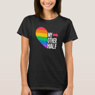 Camiseta Meu outro Casal de meio Gay Rainbow Flag Prid LGBT