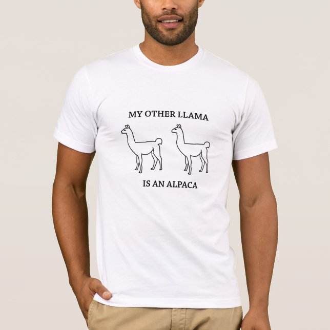 Camiseta Meu outro lama (Frente)