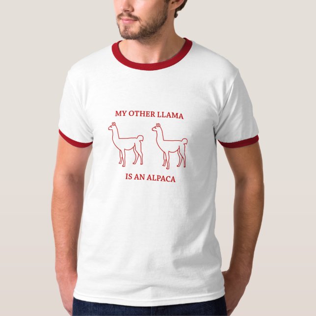Camiseta Meu outro lama (Frente)