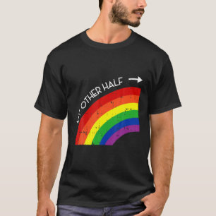 Camiseta Meu Outro Orgulho Arco-Íris de Meia Gay Legal LGB