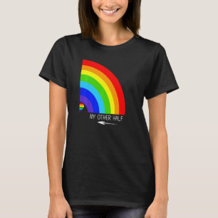 Camiseta Meu Outro Orgulho Arco-Íris De Meia Gay Legal Lgbt