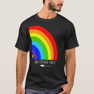 Camiseta Meu Outro Orgulho Arco-Íris De Meia Gay Legal Lgbt