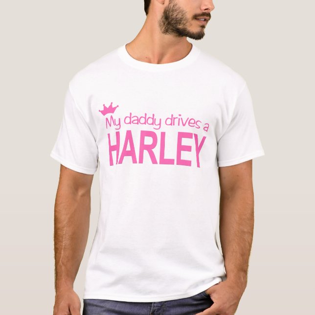 Camiseta Meu pai conduz um Harley (Frente)