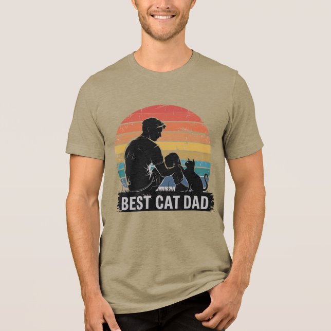 Camiseta Meu Pai De Gato Herói Melhor Gato De Pai (Frente)