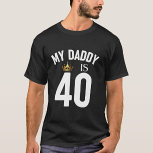 Camiseta Meu Pai É 40 40º 40 Anos Pai Pai Padre P