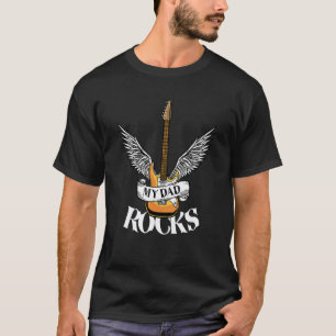 Camiseta Meu Pai é demais Rock And Roll Rock Eletrônico Gu