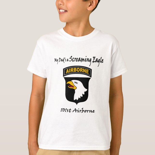 Camiseta Meu pai é Eagle gritando (Frente)