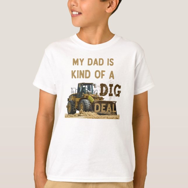 Camiseta Meu Pai é meio que um negócio de DIG (Frente)