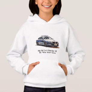 Camiseta Meu Pai É Membro Da Equipe Wee Woo Carro De Políci