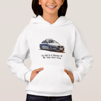 Camiseta Meu Pai É Membro Da Equipe Wee Woo Carro De Políci