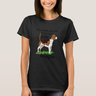 Camiseta Meu Pai E Meu Coelho Caçam Com O Roupa De Beagles