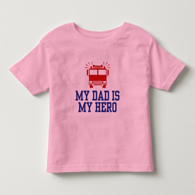Camiseta Meu Pai É Meu Herói (Frente)