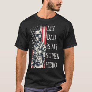 Camiseta Meu Pai É Meu Super Herói